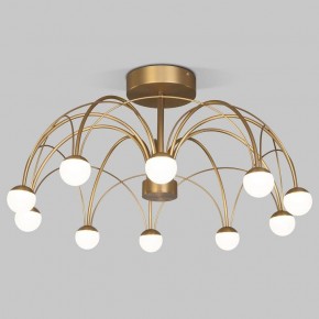 Люстра на штанге Eurosvet Ragno 90031/10 LED золото в Южноуральске - yuzhnouralsk.mebel24.online | фото