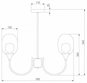 Люстра на штанге Eurosvet Spritz 70217/6 латунь в Южноуральске - yuzhnouralsk.mebel24.online | фото 5