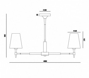 Люстра на штанге Maytoni Zaragoza H001CL-07BS в Южноуральске - yuzhnouralsk.mebel24.online | фото 4