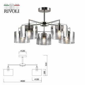 Люстра на штанге Rivoli Bolle Б0055611 в Южноуральске - yuzhnouralsk.mebel24.online | фото 4