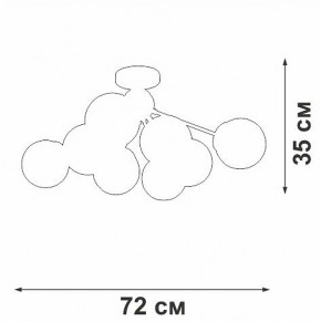 Люстра на штанге Vitaluce V3772 V3772-8/8PL в Южноуральске - yuzhnouralsk.mebel24.online | фото 4