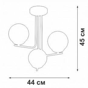 Люстра на штанге Vitaluce V49420 V49420-8/3PL в Южноуральске - yuzhnouralsk.mebel24.online | фото 2