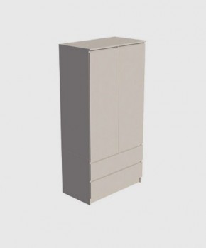 МОРИ МШ 900.1 Шкаф с 2-мя дв. и 2-мя ящ. (Сатин) в Южноуральске - yuzhnouralsk.mebel24.online | фото 2