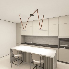 Накладной светильник Denkirs BELTY FLOW DK5564-WH+BK в Южноуральске - yuzhnouralsk.mebel24.online | фото 5