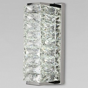 Накладной светильник Eurosvet Blitz 40259 LED хром/ прозрачный хрусталь Strotskis в Южноуральске - yuzhnouralsk.mebel24.online | фото