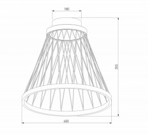 Накладной светильник Eurosvet Cesta 40018/1 LED коричневый в Южноуральске - yuzhnouralsk.mebel24.online | фото 4