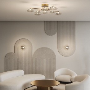 Накладной светильник Eurosvet Ripple 50389/1 LED латунь в Южноуральске - yuzhnouralsk.mebel24.online | фото 2