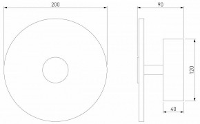 Накладной светильник Eurosvet Thasos 40340 LED латунь в Южноуральске - yuzhnouralsk.mebel24.online | фото 6