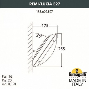 Накладной светильник Fumagalli Lucia 1R3.602.000.LYE27 в Южноуральске - yuzhnouralsk.mebel24.online | фото 2