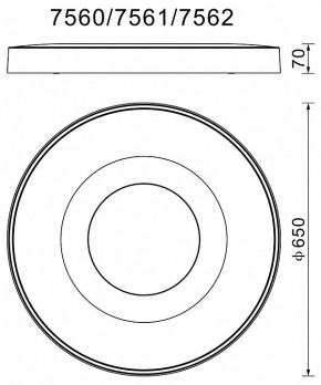 Накладной светильник Mantra Coin 7690 в Южноуральске - yuzhnouralsk.mebel24.online | фото 3