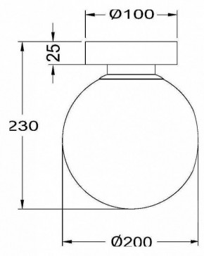 Накладной светильник Maytoni Basic form MOD321WL-01B1 в Южноуральске - yuzhnouralsk.mebel24.online | фото 2