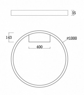 Накладной светильник Maytoni Rim MOD058CL-L65B4K в Южноуральске - yuzhnouralsk.mebel24.online | фото 3