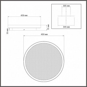 Накладной светильник Sonex Shimmers 7736/60L в Южноуральске - yuzhnouralsk.mebel24.online | фото 8