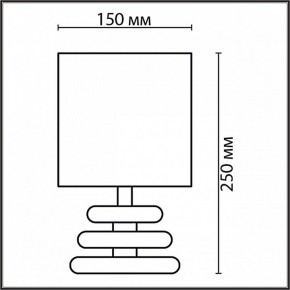 Настольная лампа декоративная Lumion Latza 8126/1Т в Южноуральске - yuzhnouralsk.mebel24.online | фото 3