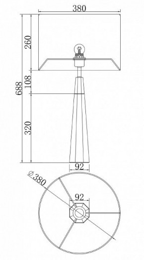 Настольная лампа декоративная Maytoni Bianco Z030TL-01BS2 в Южноуральске - yuzhnouralsk.mebel24.online | фото 3