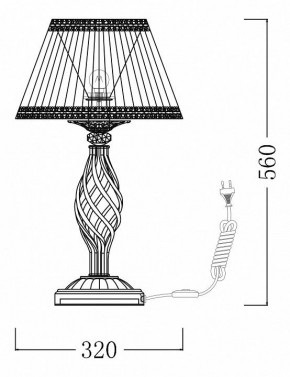 Настольная лампа декоративная Maytoni Grace ARM247-00-G в Южноуральске - yuzhnouralsk.mebel24.online | фото 7