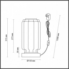 Настольная лампа декоративная Odeon Light Jam 5408/10TL в Южноуральске - yuzhnouralsk.mebel24.online | фото 4