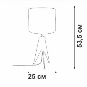 Настольная лампа декоративная Vitaluce V28340 V28340-1/1L в Южноуральске - yuzhnouralsk.mebel24.online | фото 2