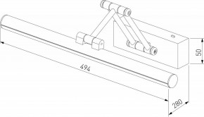 Подсветка для картины Elektrostandard Monza a064138 в Южноуральске - yuzhnouralsk.mebel24.online | фото 4