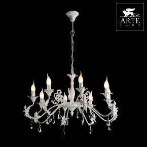 Подвесная люстра Arte Lamp Angelina A5349LM-8WH в Южноуральске - yuzhnouralsk.mebel24.online | фото 2