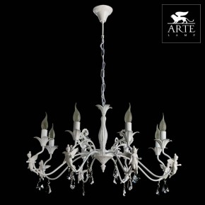 Подвесная люстра Arte Lamp Angelina A5349LM-8WH в Южноуральске - yuzhnouralsk.mebel24.online | фото 4