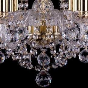 Подвесная люстра Bohemia Ivele Crystal 1402 1402/6/160/G/Balls в Южноуральске - yuzhnouralsk.mebel24.online | фото 3