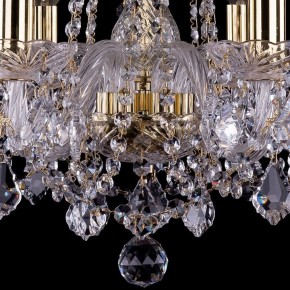 Подвесная люстра Bohemia Ivele Crystal 1402 1402/6/160/G/Leafs в Южноуральске - yuzhnouralsk.mebel24.online | фото 3