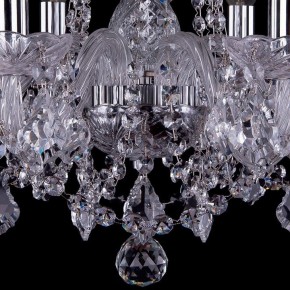 Подвесная люстра Bohemia Ivele Crystal 1402 1402/6/160/Ni/Leafs в Южноуральске - yuzhnouralsk.mebel24.online | фото 3