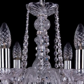 Подвесная люстра Bohemia Ivele Crystal 1402 1402/6/160/Ni/Leafs в Южноуральске - yuzhnouralsk.mebel24.online | фото 4