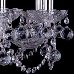 Подвесная люстра Bohemia Ivele Crystal 1402 1402/8/195/Ni/Balls в Южноуральске - yuzhnouralsk.mebel24.online | фото 3