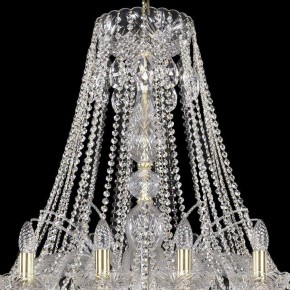 Подвесная люстра Bohemia Ivele Crystal 1411 1411/24/460/G в Южноуральске - yuzhnouralsk.mebel24.online | фото 4