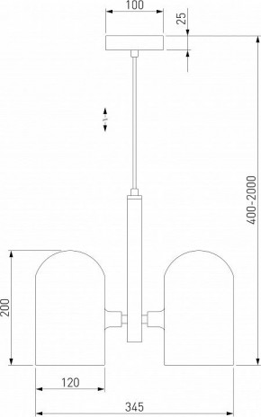 Подвесная люстра Eurosvet Bambola 50357/3 латунь в Южноуральске - yuzhnouralsk.mebel24.online | фото 4