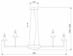 Подвесная люстра Eurosvet Cariso 60150/18 хром в Южноуральске - yuzhnouralsk.mebel24.online | фото 4