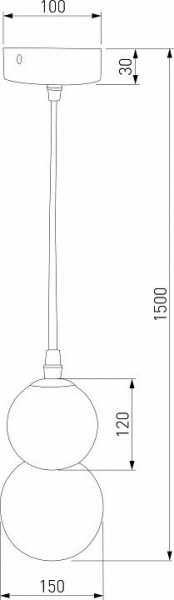 Подвесная люстра Eurosvet Polar 50251/1 LED белый в Южноуральске - yuzhnouralsk.mebel24.online | фото 3