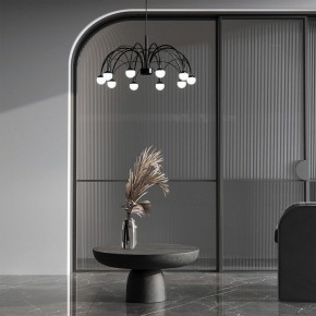 Подвесная люстра Eurosvet Ragno 90034/10 LED черный в Южноуральске - yuzhnouralsk.mebel24.online | фото 4