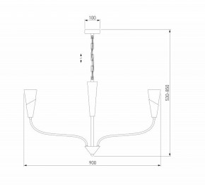 Подвесная люстра Eurosvet Rhyton 60167/8 латунь в Южноуральске - yuzhnouralsk.mebel24.online | фото 6