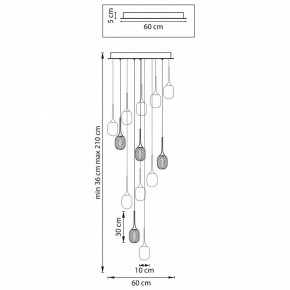 Подвесная люстра Lightstar Acrile 738131 в Южноуральске - yuzhnouralsk.mebel24.online | фото 7