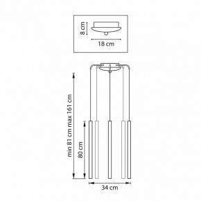 Подвесная люстра Lightstar Tubo L5T747437 в Южноуральске - yuzhnouralsk.mebel24.online | фото 3