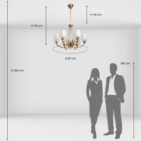 Подвесная люстра MW-Light Палермо 27 386017706 в Южноуральске - yuzhnouralsk.mebel24.online | фото 8