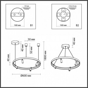 Подвесная люстра Odeon Light Fonda 4317/58L в Южноуральске - yuzhnouralsk.mebel24.online | фото 6