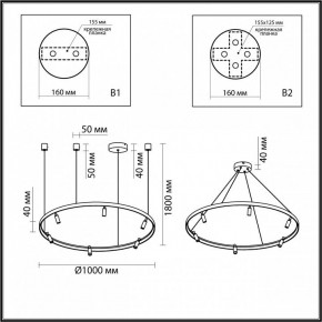 Подвесная люстра Odeon Light Fonda 4317/93L в Южноуральске - yuzhnouralsk.mebel24.online | фото 6