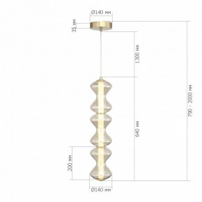 Подвесная люстра ST-Luce SPINE SL6136.213.01 в Южноуральске - yuzhnouralsk.mebel24.online | фото 4