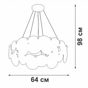 Подвесная люстра Vitaluce V5801 V5801-8/6S в Южноуральске - yuzhnouralsk.mebel24.online | фото 7