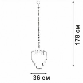 Подвесная люстра Vitaluce V58470 V58470-8/5 в Южноуральске - yuzhnouralsk.mebel24.online | фото 4