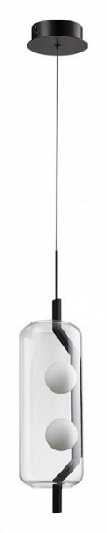 Подвесной светильник Arte Lamp Geneva A2341SP-2BK в Южноуральске - yuzhnouralsk.mebel24.online | фото 2