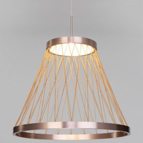 Подвесной светильник Eurosvet Cesta 40016/1 LED коричневый в Южноуральске - yuzhnouralsk.mebel24.online | фото