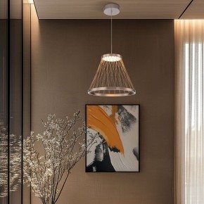 Подвесной светильник Eurosvet Cesta 40016/1 LED коричневый в Южноуральске - yuzhnouralsk.mebel24.online | фото 4