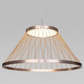 Подвесной светильник Eurosvet Cesta 40017/1 LED коричневый в Южноуральске - yuzhnouralsk.mebel24.online | фото