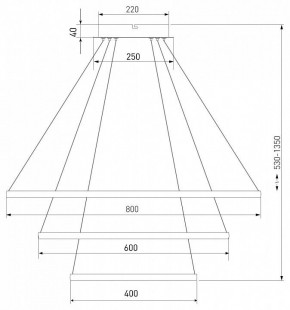 Подвесной светильник Eurosvet Collars 90264/3 белый в Южноуральске - yuzhnouralsk.mebel24.online | фото 8
