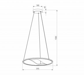 Подвесной светильник Eurosvet Occhio 40027/1 LED серый в Южноуральске - yuzhnouralsk.mebel24.online | фото 5